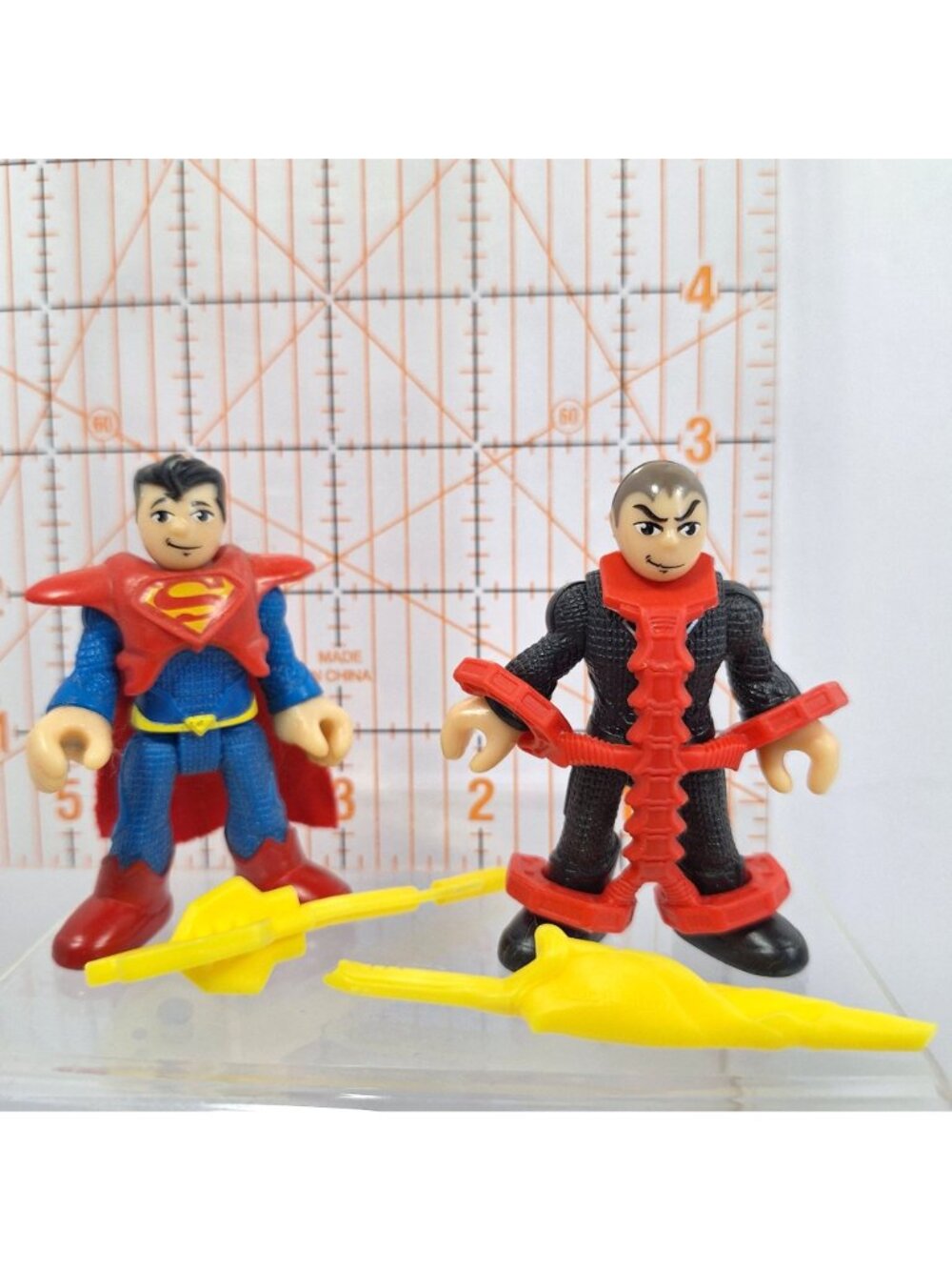 Imaginext Superman General Zod Figures Shackles Weapons Lot - Picture 2 of 7